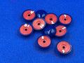 Subbuteo kit 10 basi lw originali da ripulire - Blu/Rosso