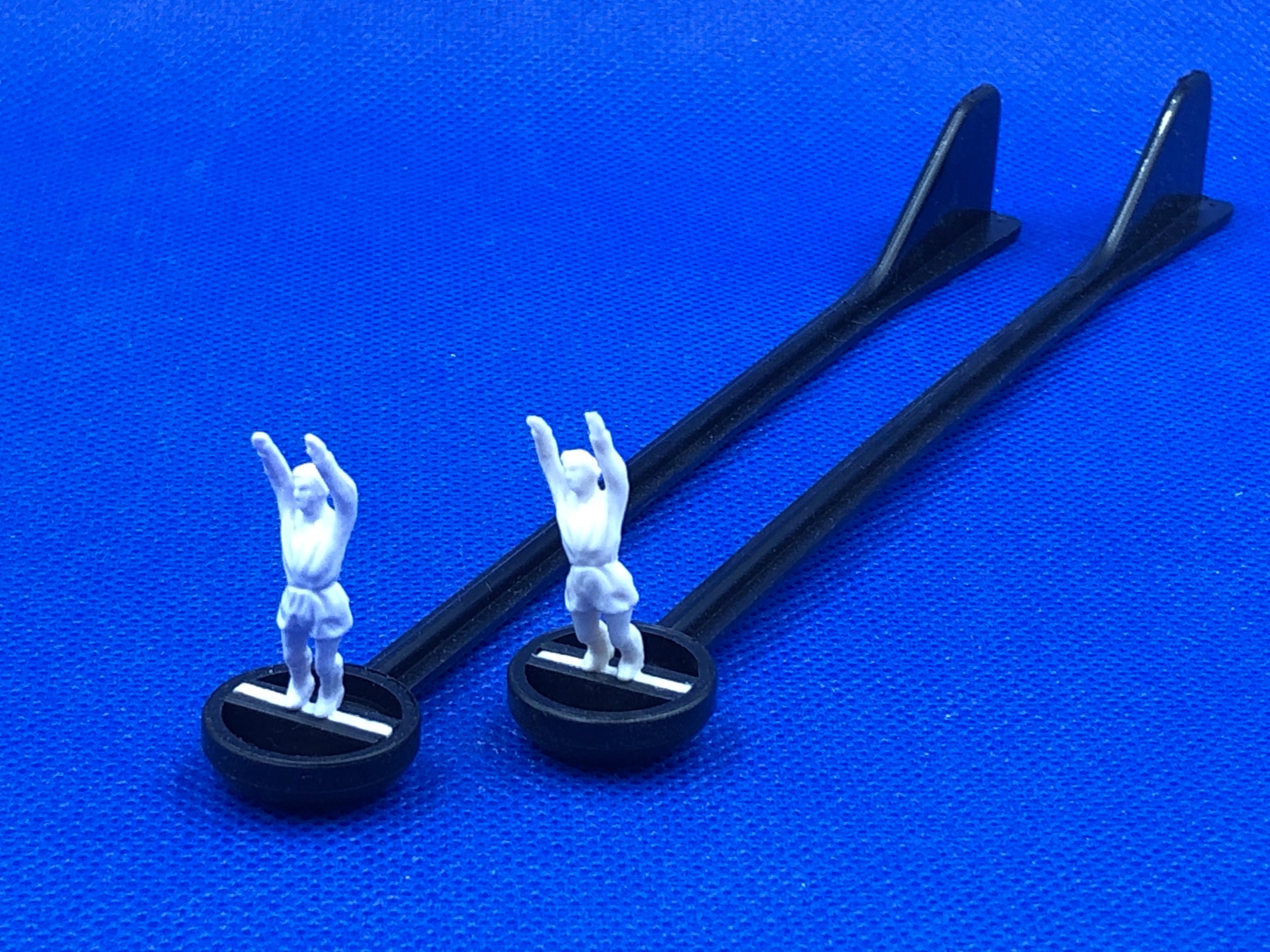 Zeugo coppia portieri asta lunga unpainted