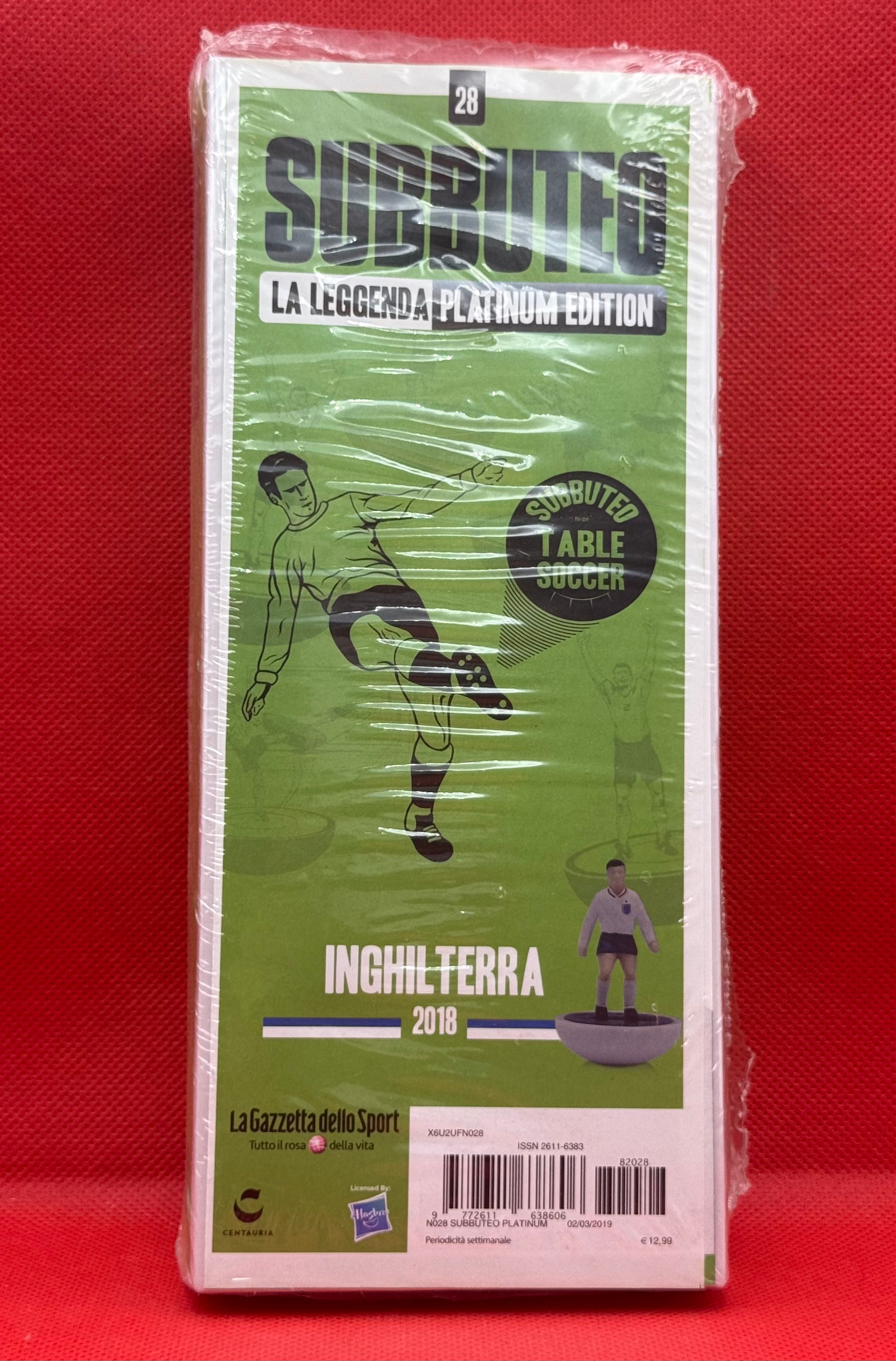 Subbuteo squadra hw vintage leggenda Platiun Inghilterra 2018 - Sigillata