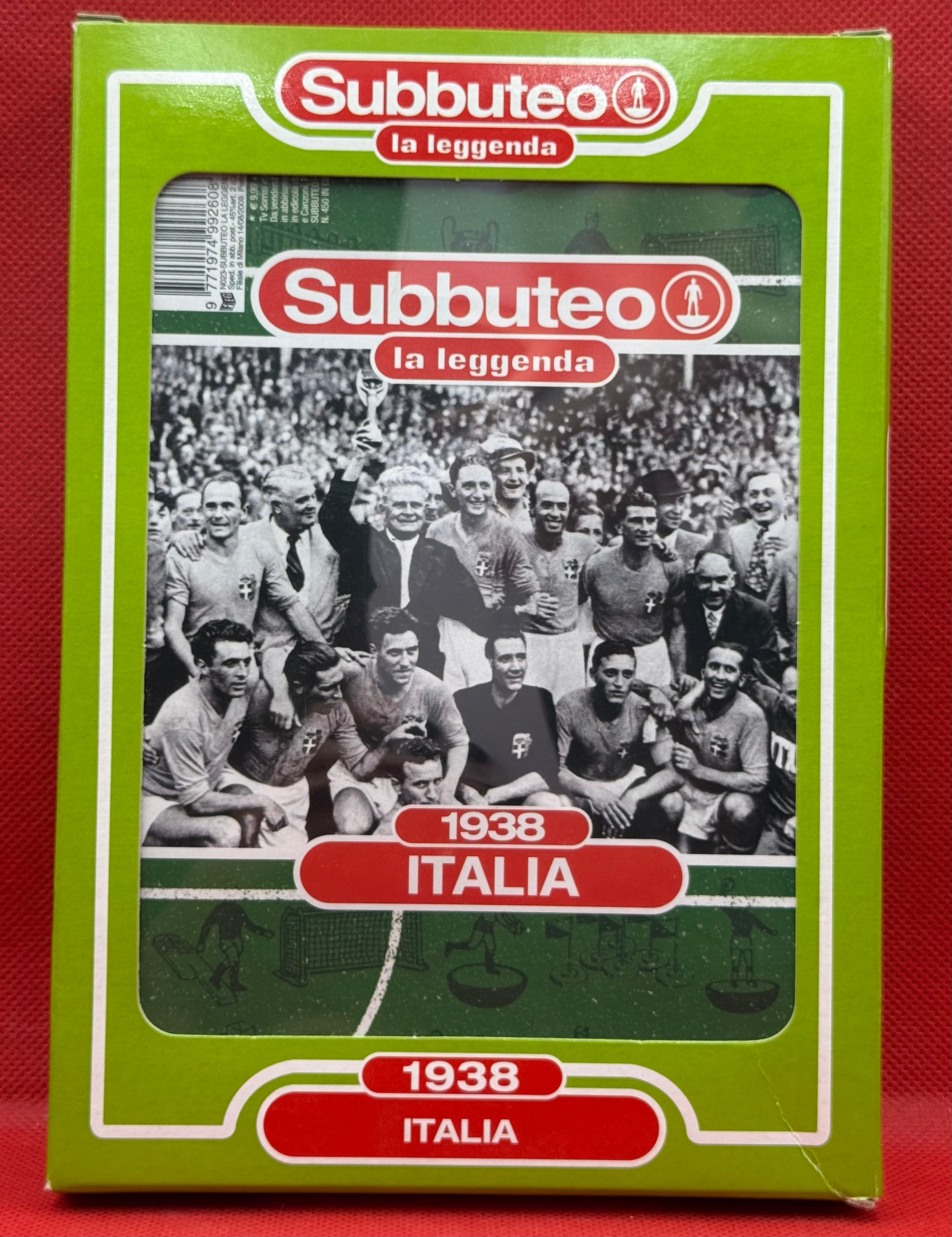 Subbuteo 'serie la leggenda Lw' Italia 1938 - con libretto