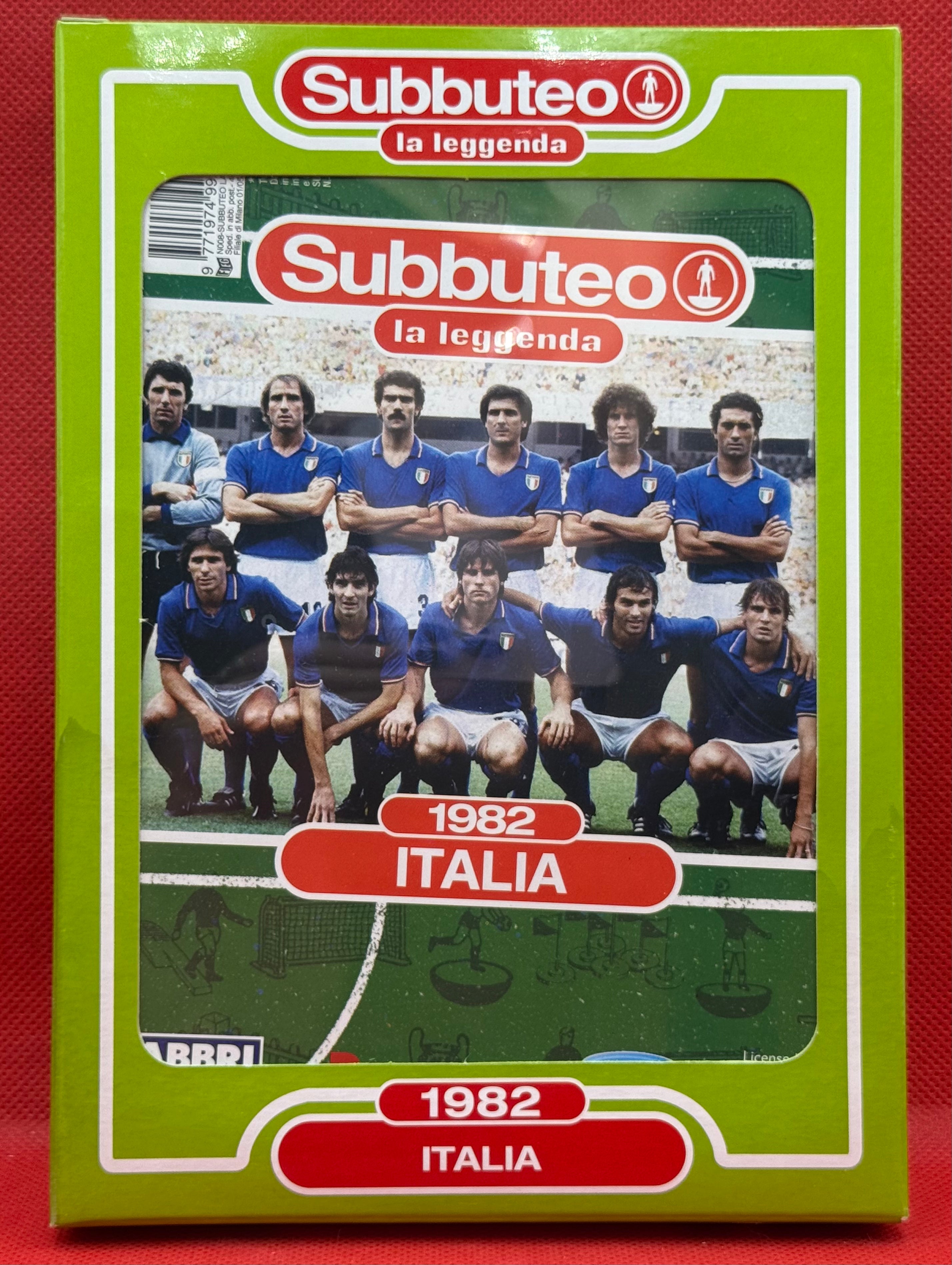Subbuteo 'serie la leggenda Lw' Italia 1982 - con libretto