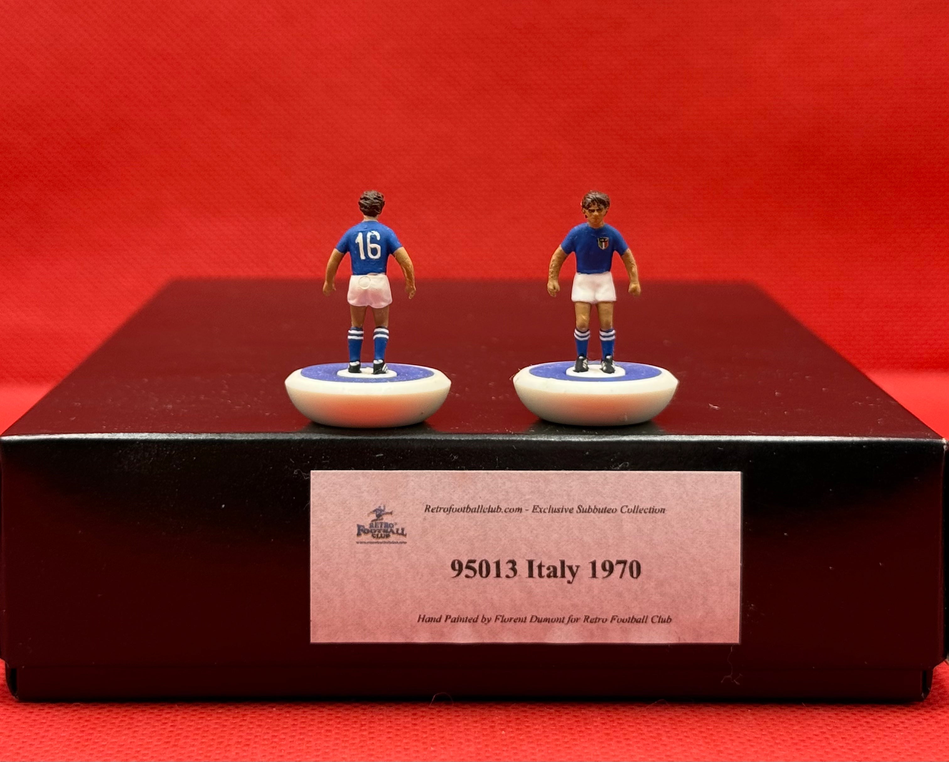 Superfooty squadra CDT Italia 1970 - Dipinta a mano