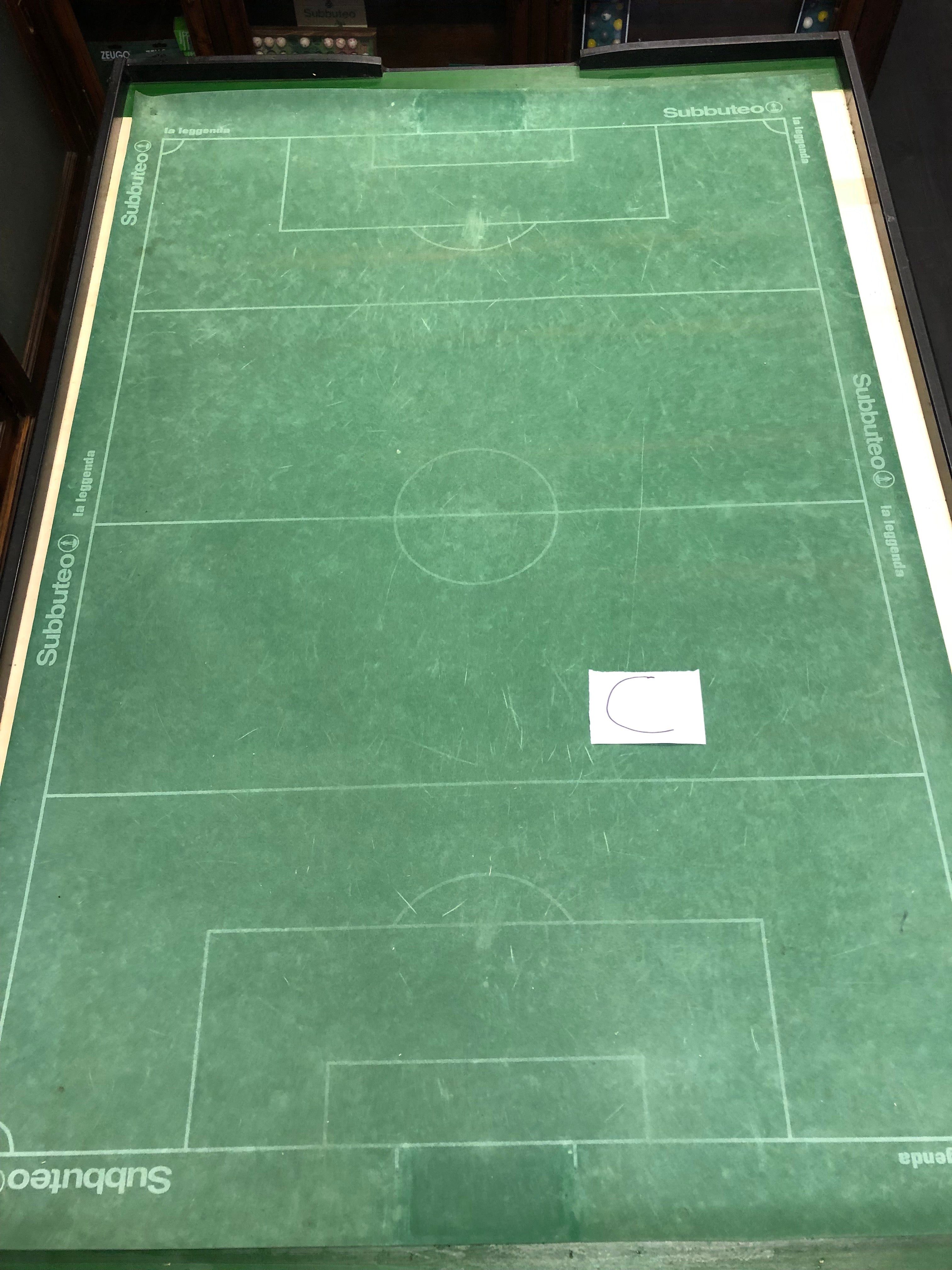 Subbuteo campo gommato serie 'La Leggenda' - C