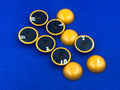Subbuteo kit 10 basi lw originali da ripulire - Arancio/Nero