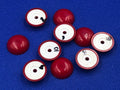 Subbuteo kit 10 basi lw originali da ripulire - Rosso/Bianco