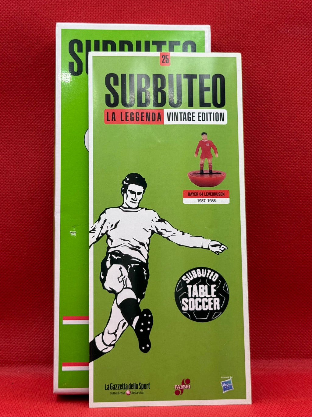 Subbuteo squadra hw vintage leggenda Bayer Leverkusen 1987/88 - con libretto