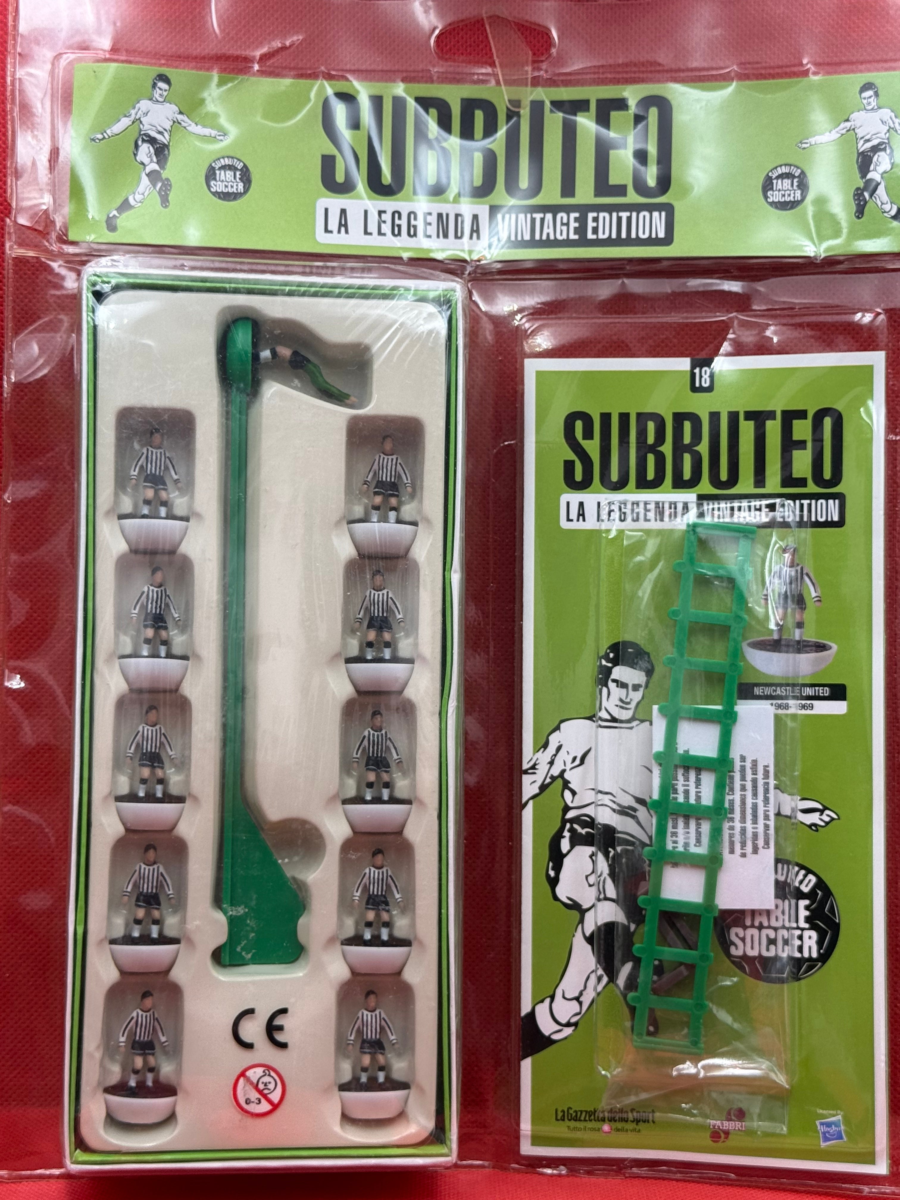 Subbuteo squadra hw vintage leggenda Newcastle United 1968/1969 - Sigillata