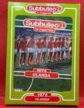 Subbuteo 'serie la leggenda Lw' Olanda 1974 - con libretto