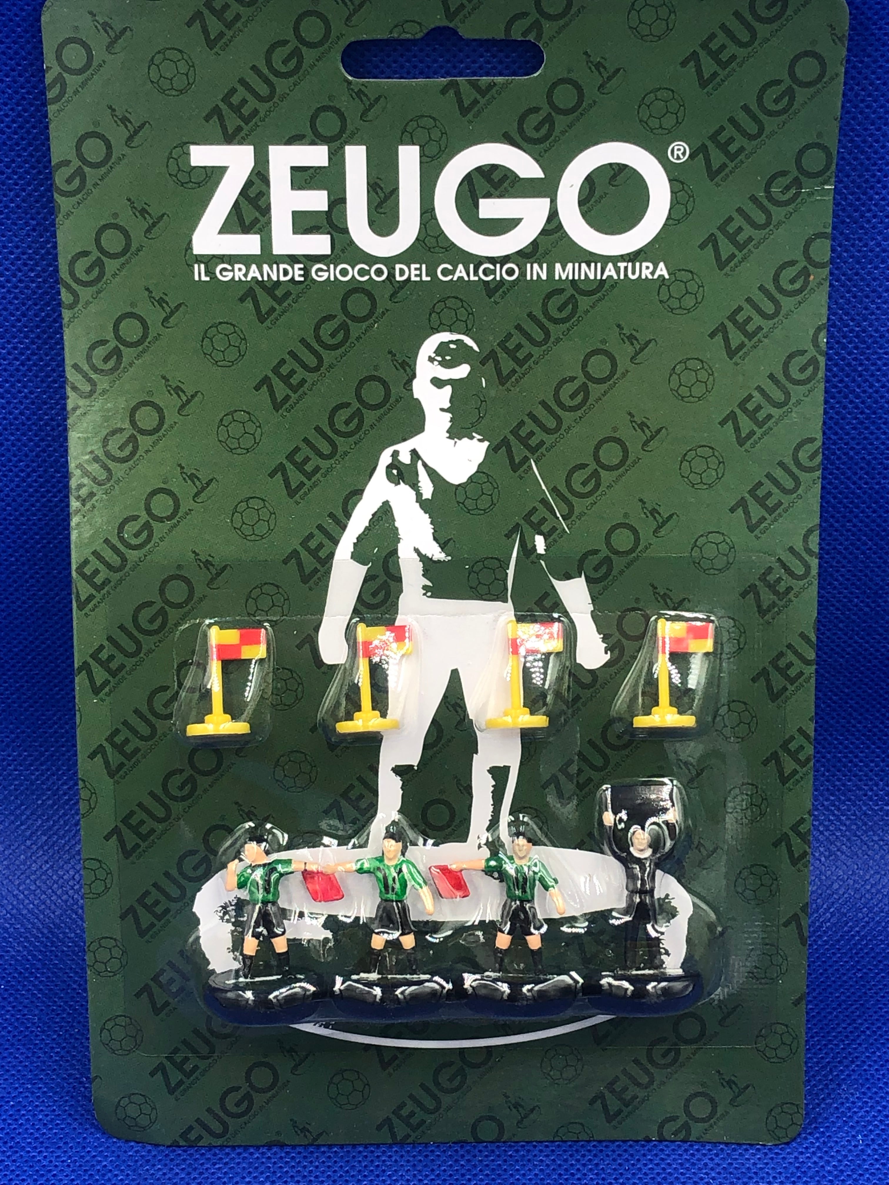 Zeugo blister terna arbitrale + quarto uomo - Tuta Verde