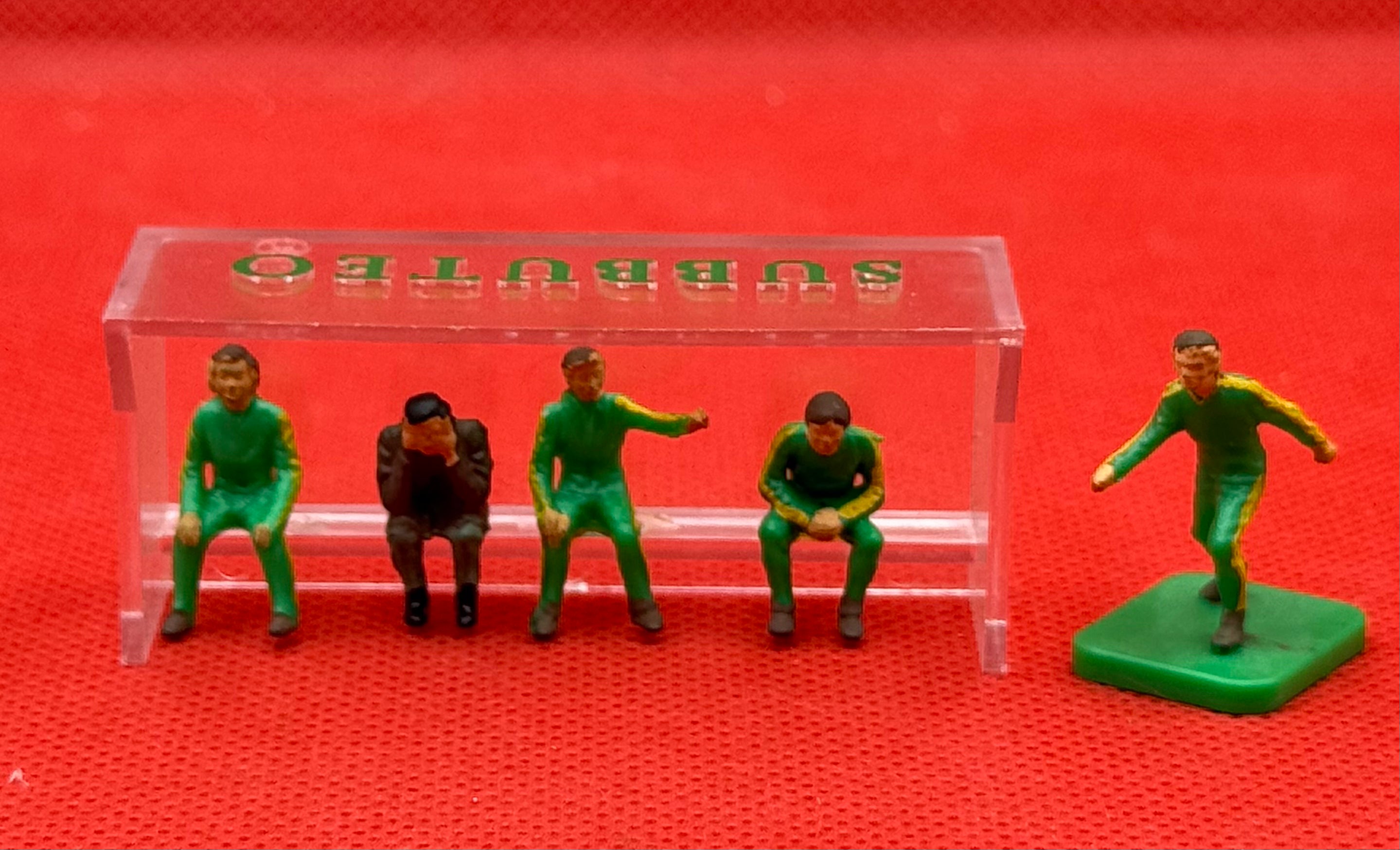 Subbuteo panchina con personaggi 61139 - no box