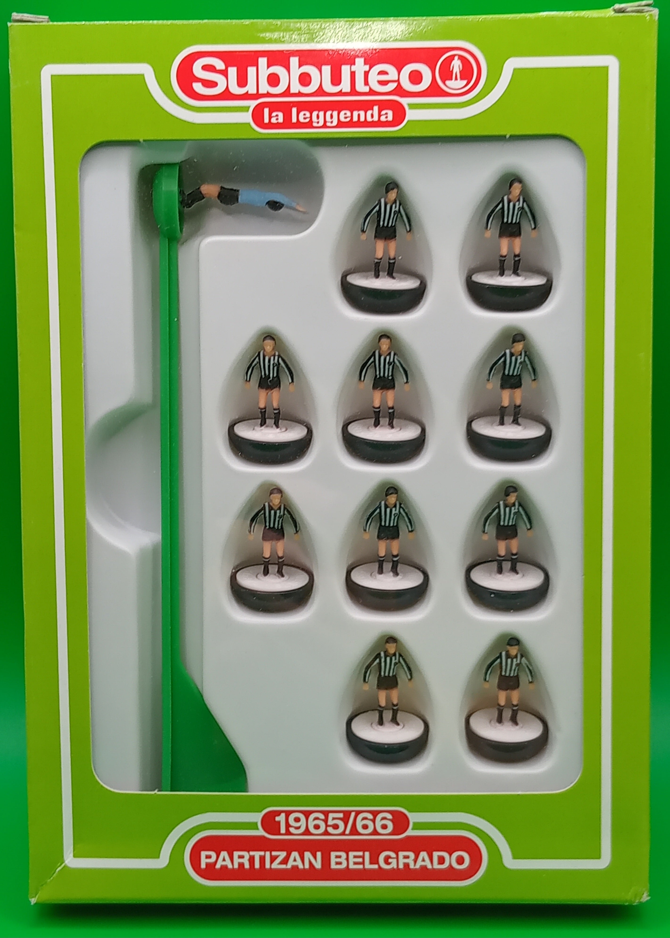 Subbuteo 'serie la leggenda lw' Partizan Belgrado 1965/66