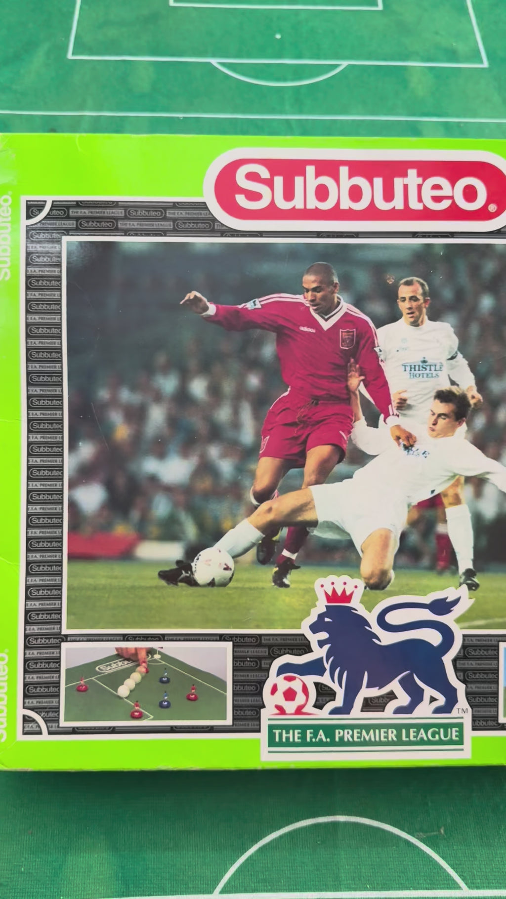 Subbuteo set box The F.A. Premier League 60247