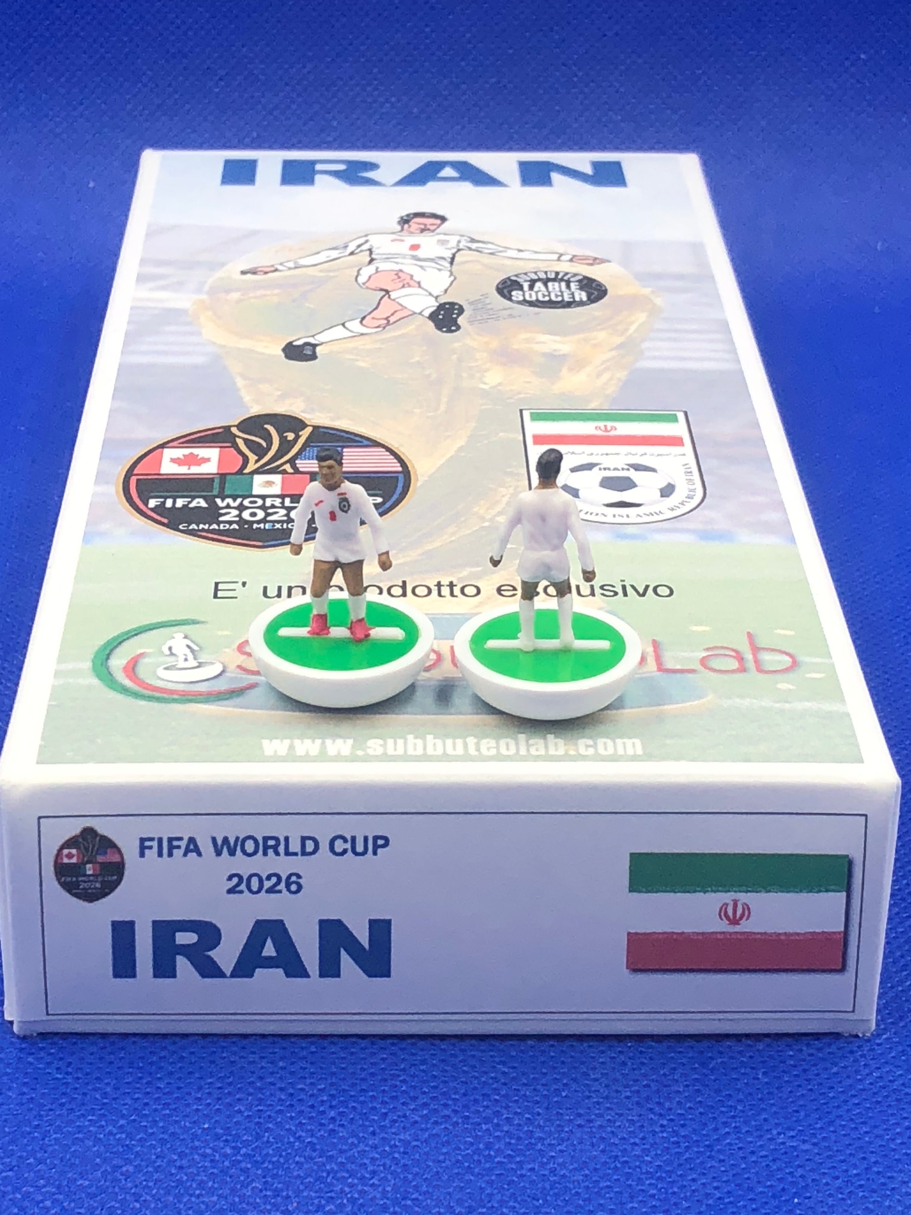 Subbuteolab collana mondiali 2026 Iran - dipinta a mano