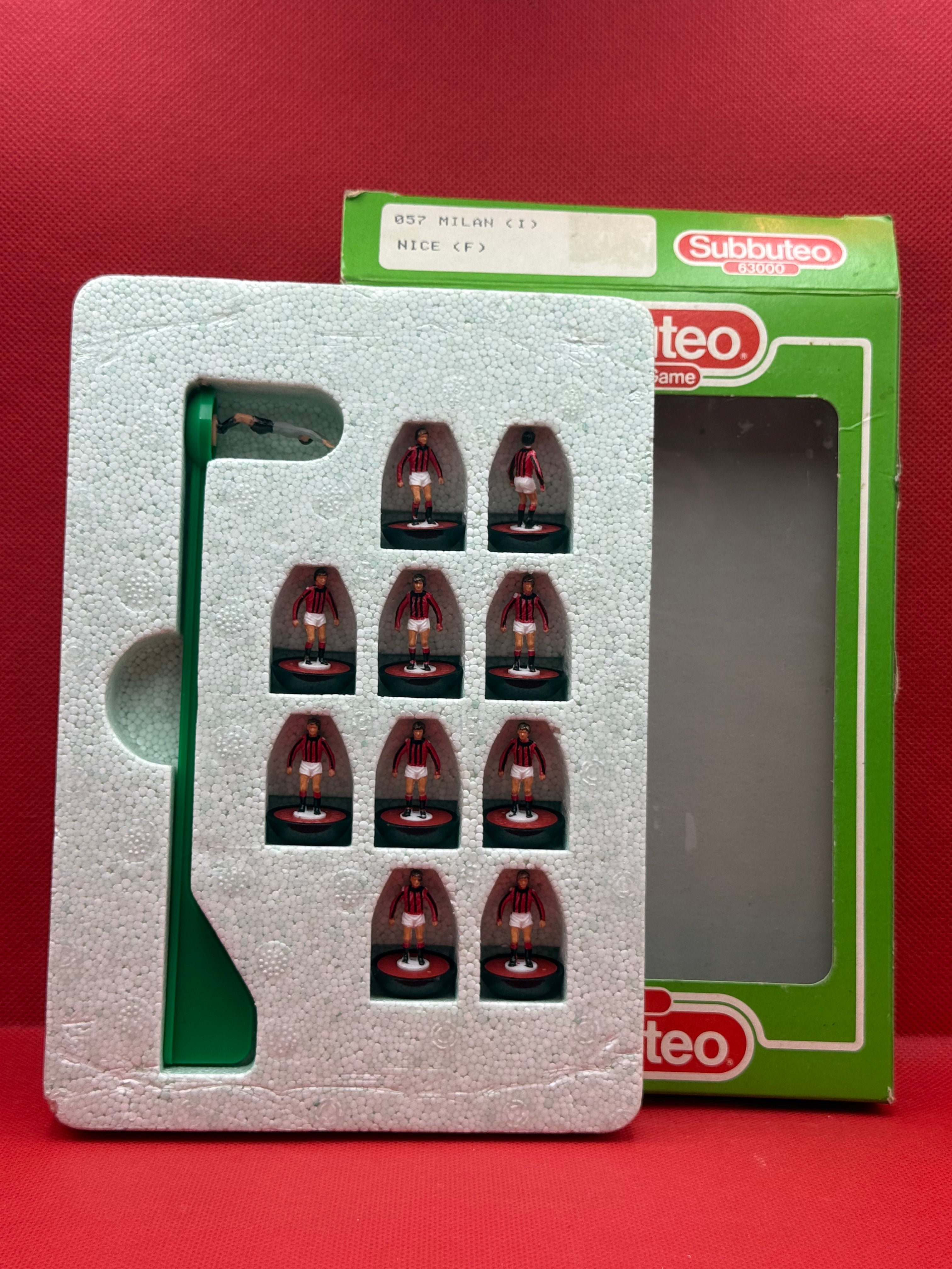 Subbuteo squadra base LW Milan ref 057