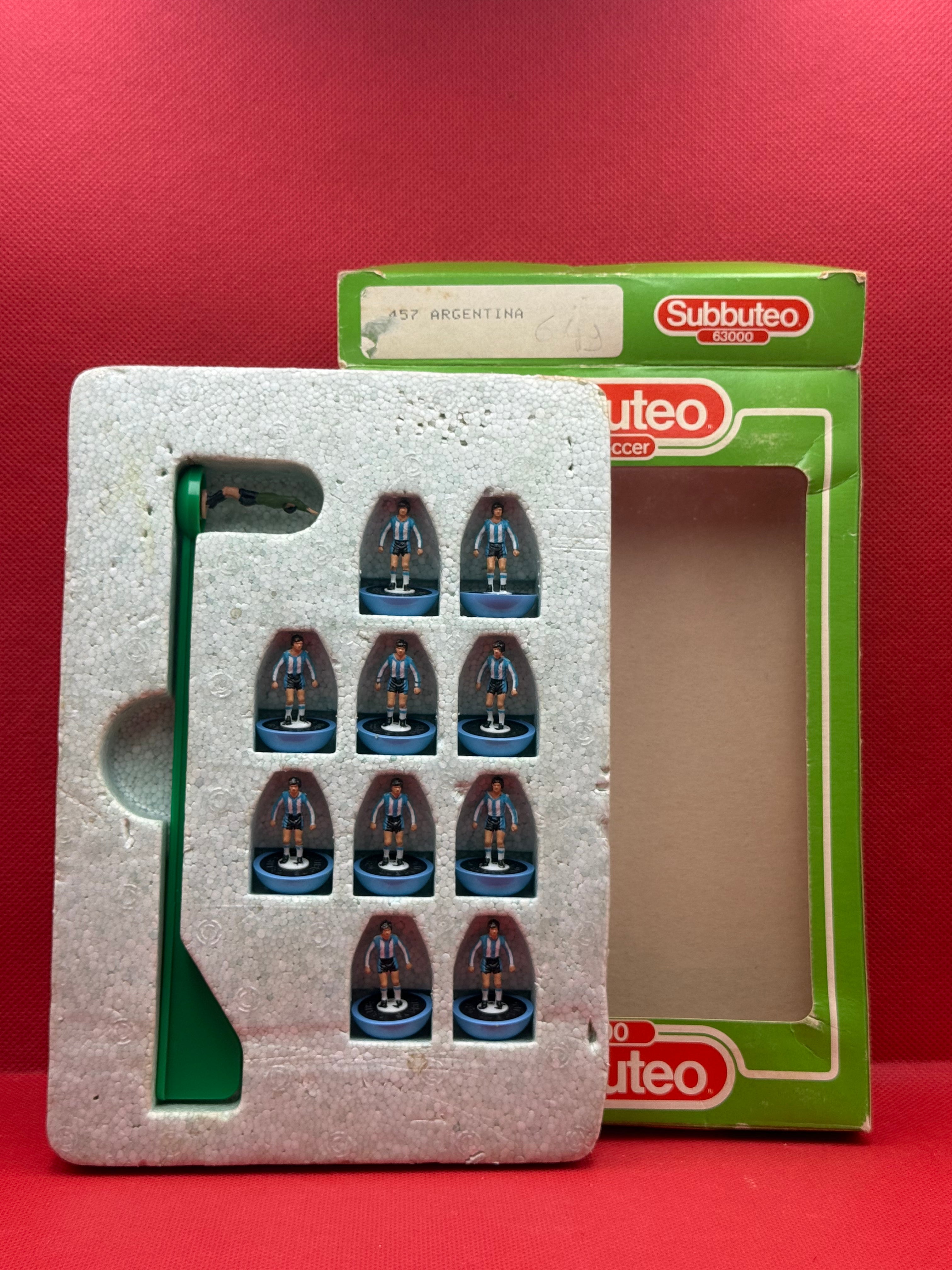 Subbuteo squadra base LW Argentina ref 457