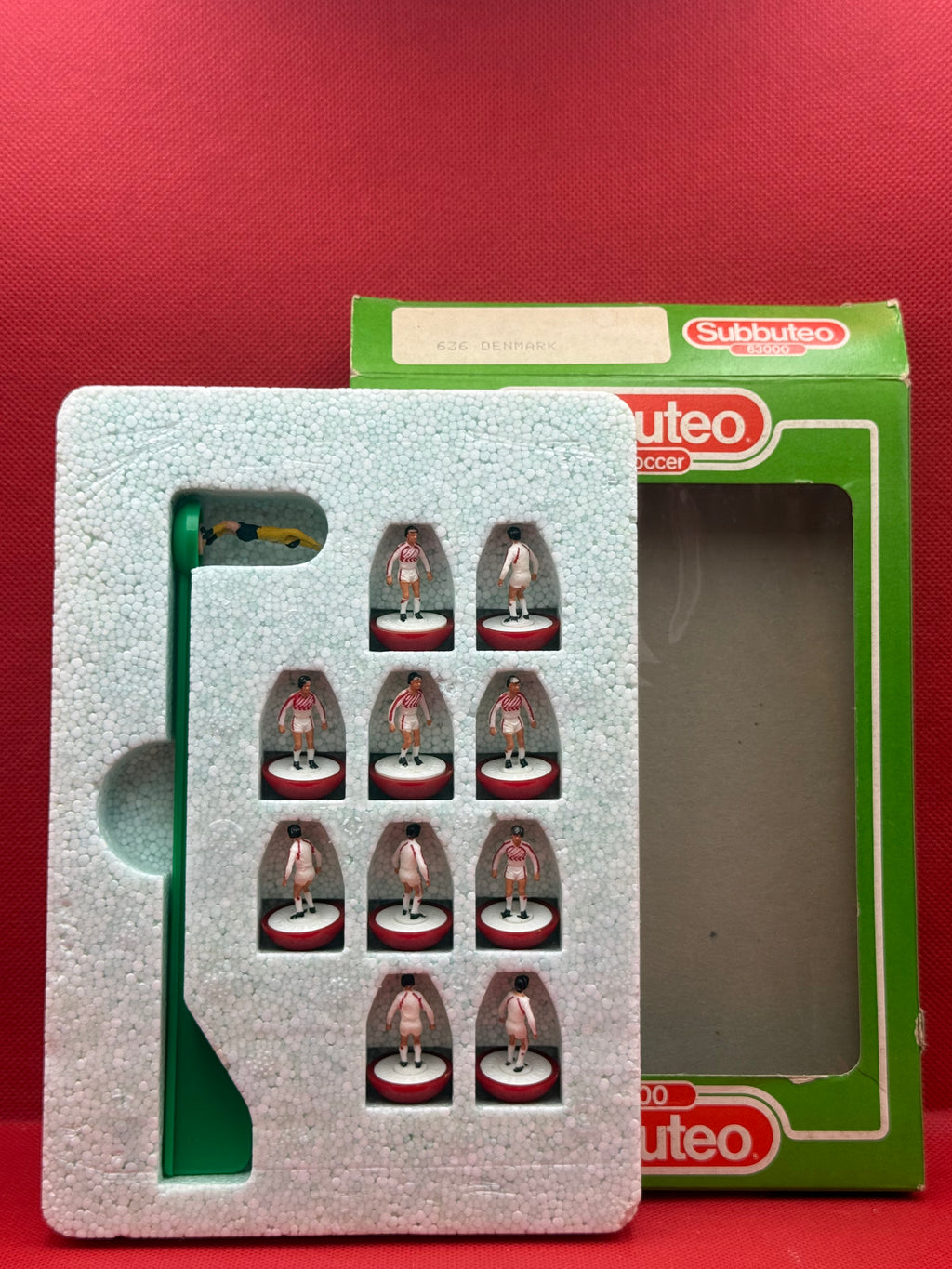 Subbuteo squadra base LW Danimarca ref 636