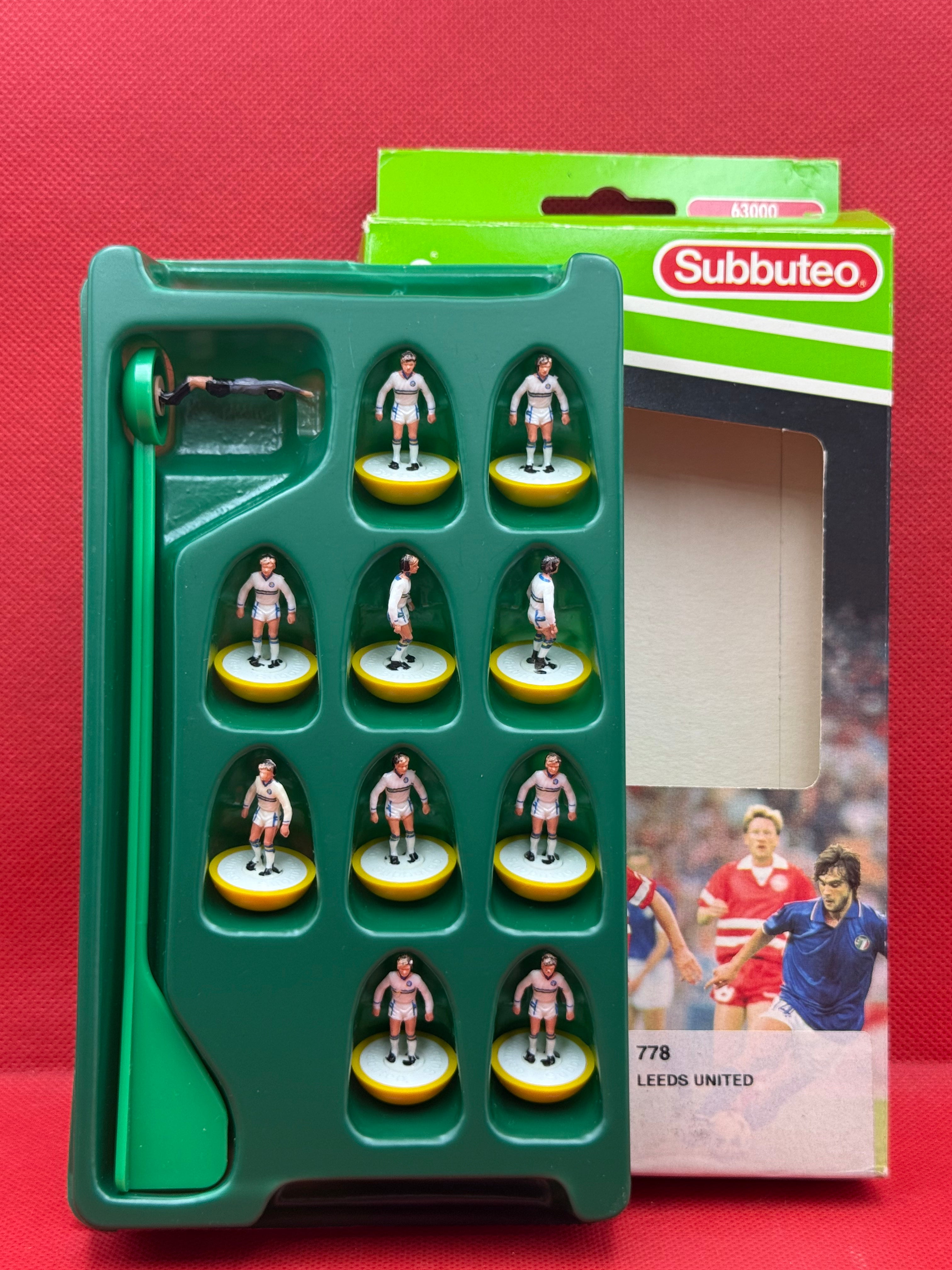 Subbuteo squadra lw Leeds United ref 778