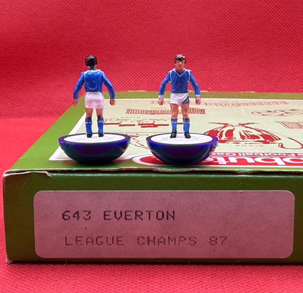 Subbuteo squadra Lw Everton ref 643 - League Champions 1987