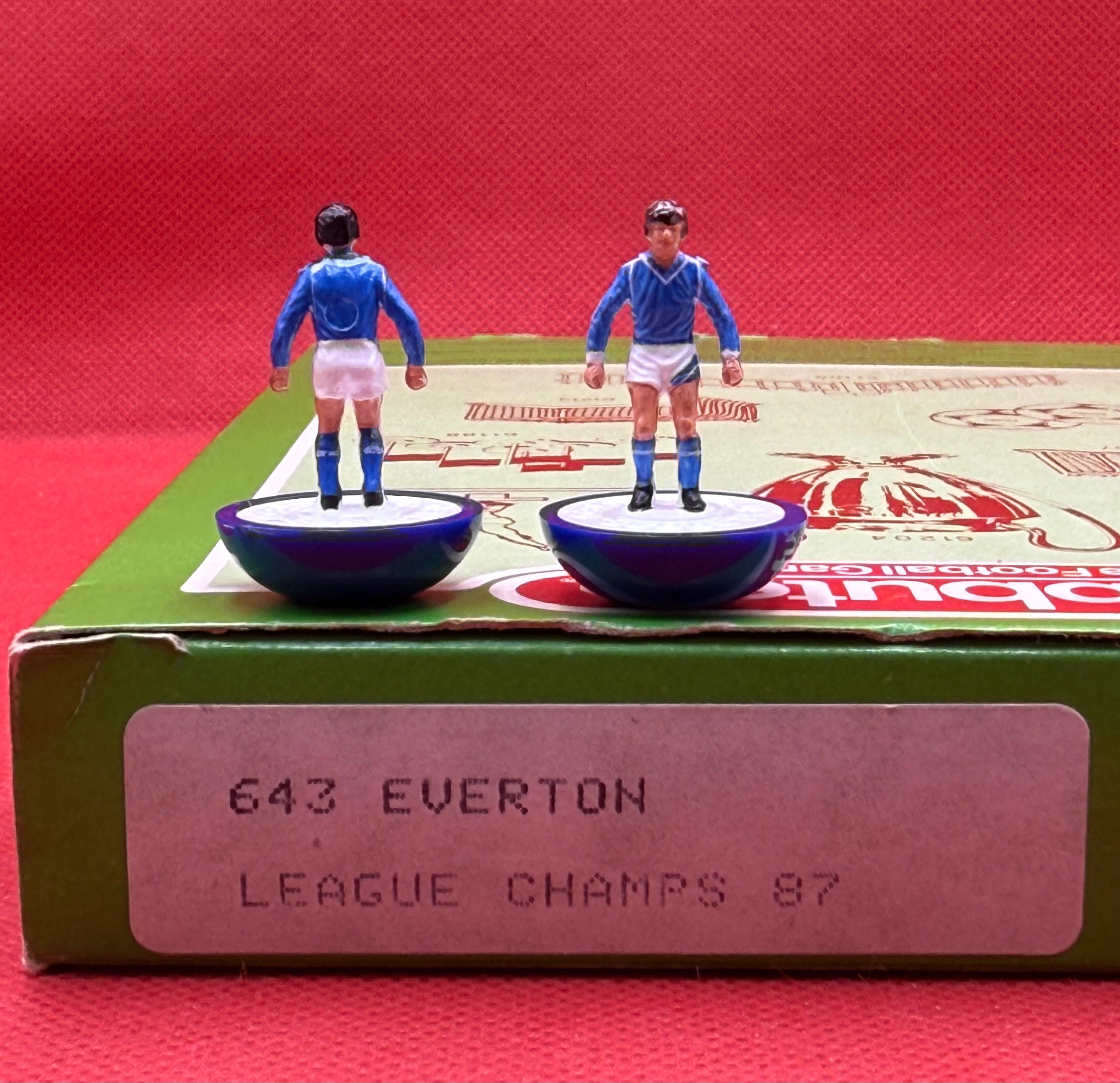 Subbuteo squadra Lw Everton ref 643 - League Champions 1987