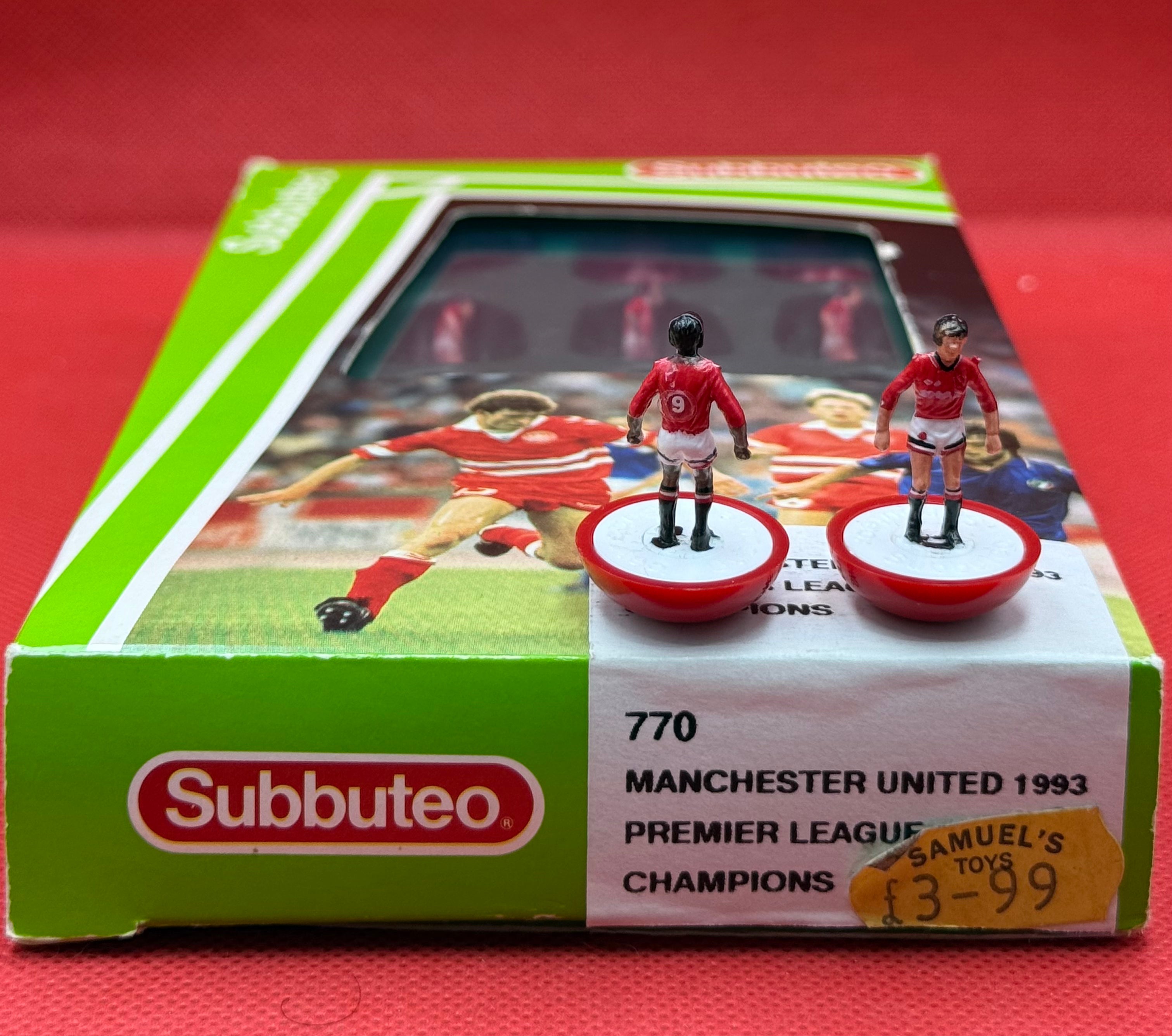 Subbuteo squadra Lw Manchester United ref 770 - Premier League Champions 1993