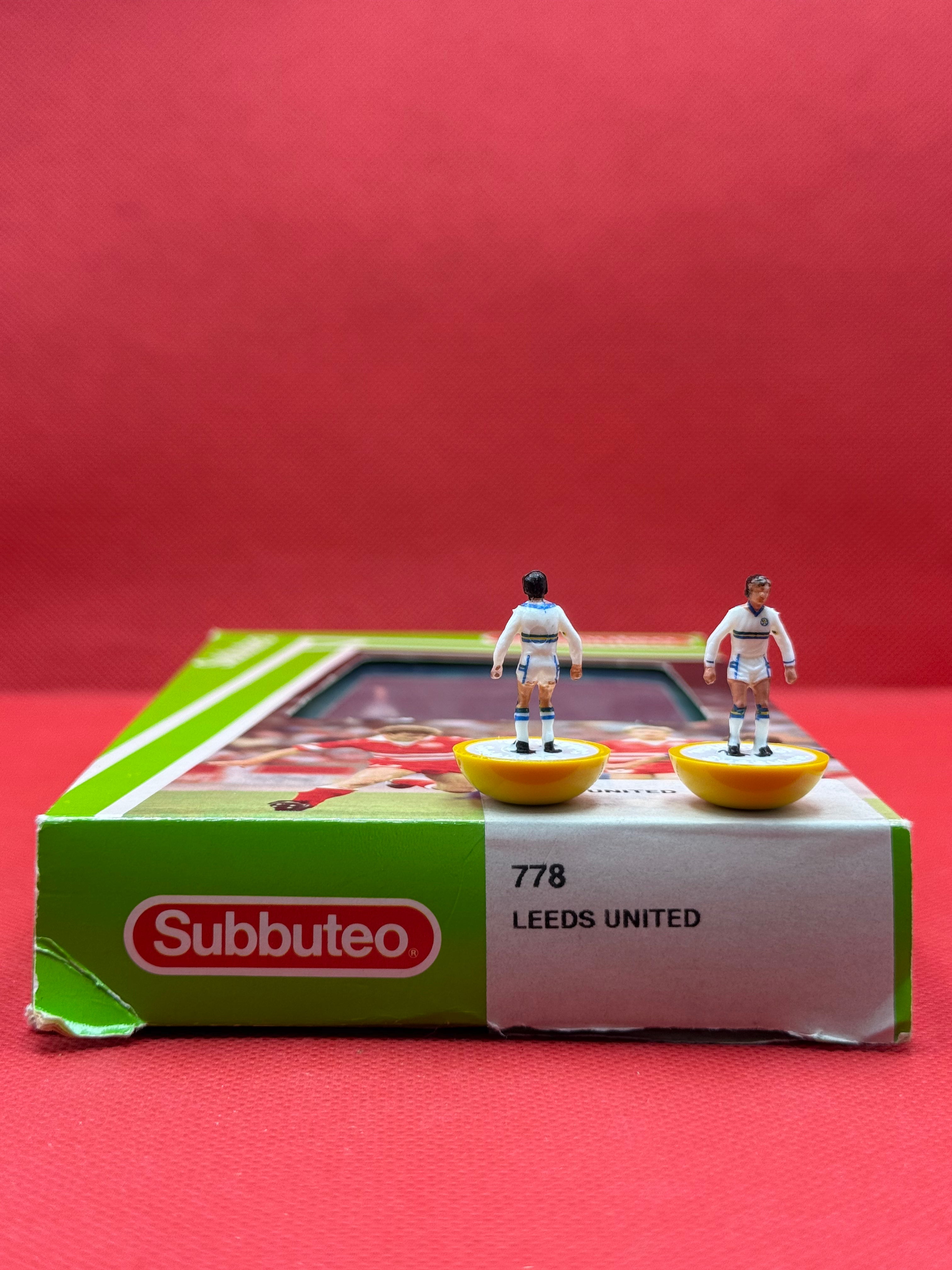 Subbuteo squadra lw Leeds United ref 778