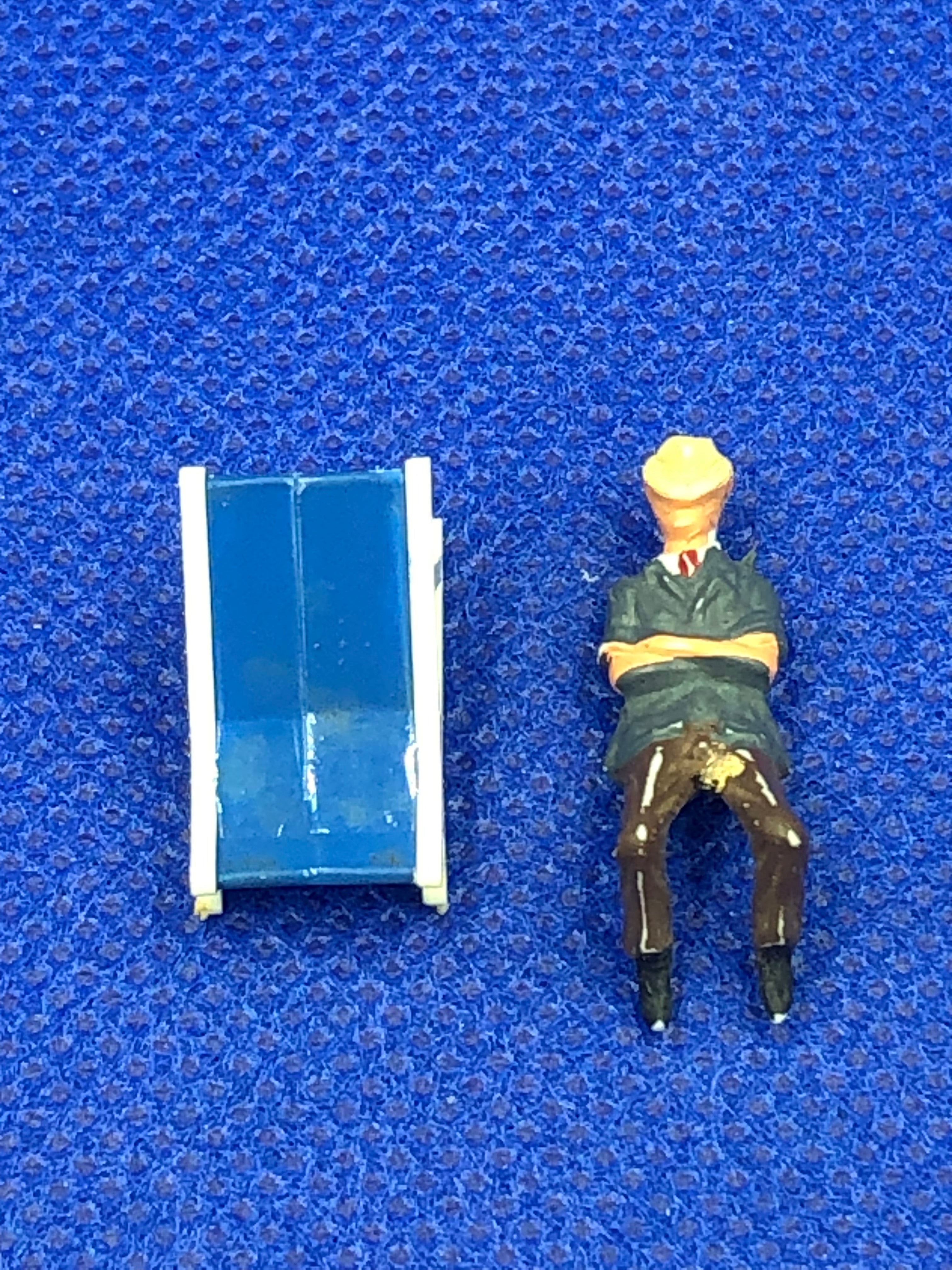 Subbuteo Cricket Spettatore con sdraio - A