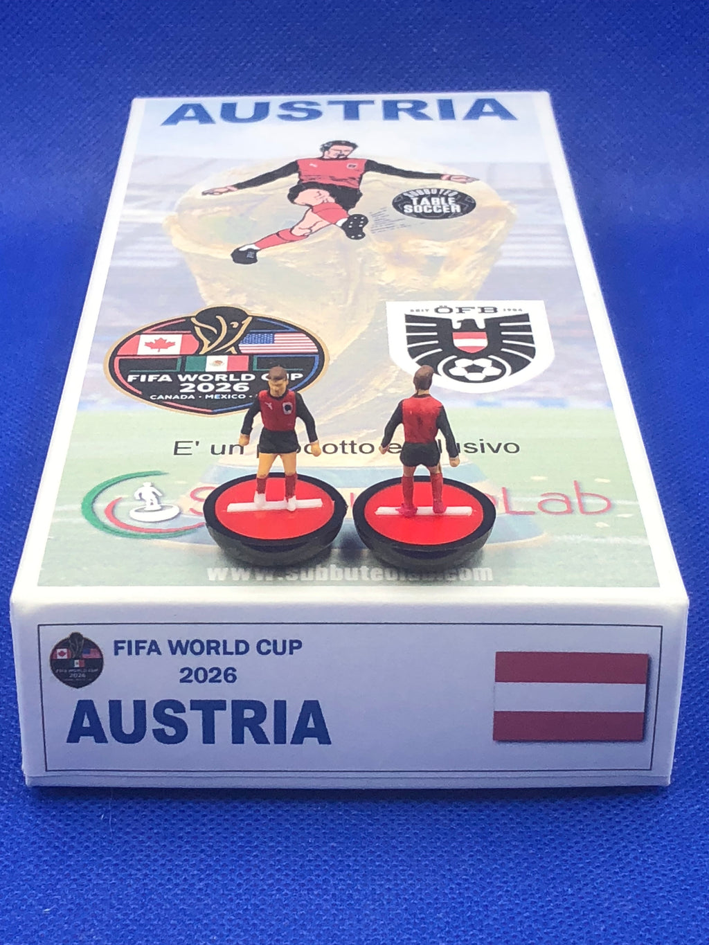 Subbuteolab collana mondiali 2026 Austria - dipinta a mano