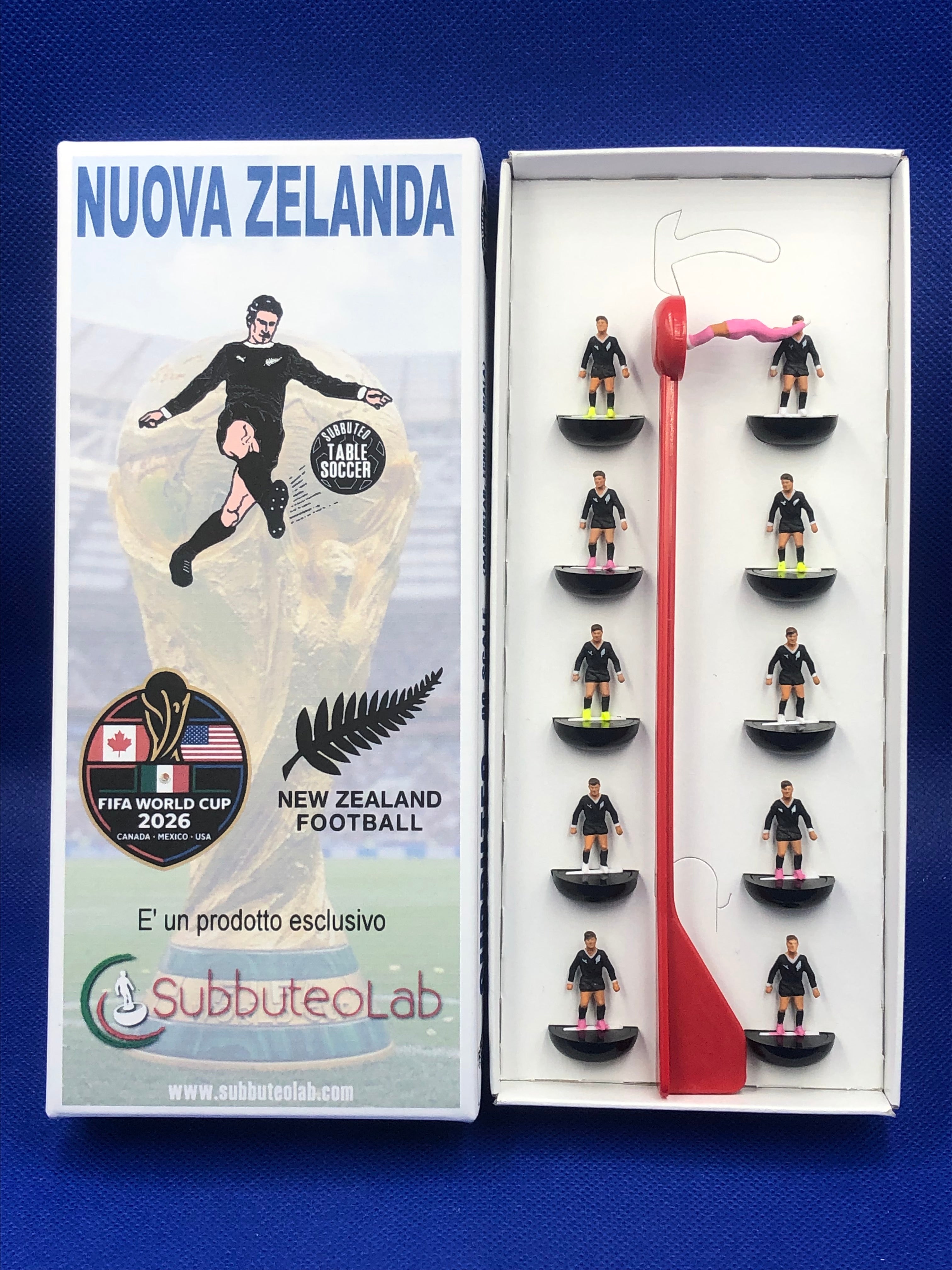 Subbuteolab collana mondiali 2026 Nuova Zelanda - dipinta a mano