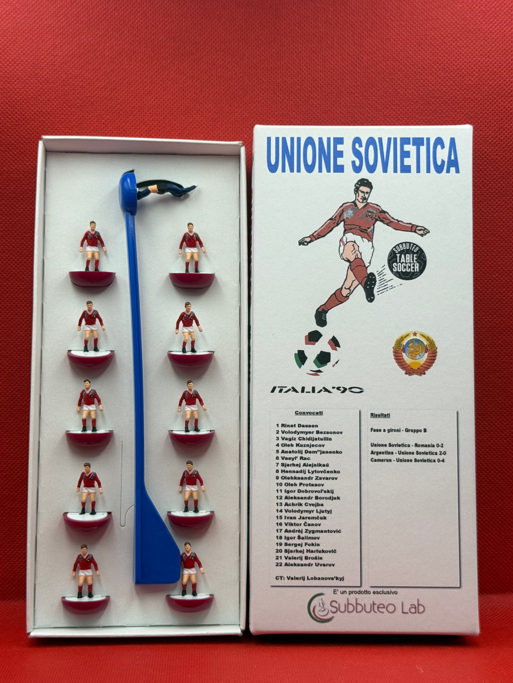 SubbuteoLab collection - Squadra Hw Unione Sovietica - Italia'90