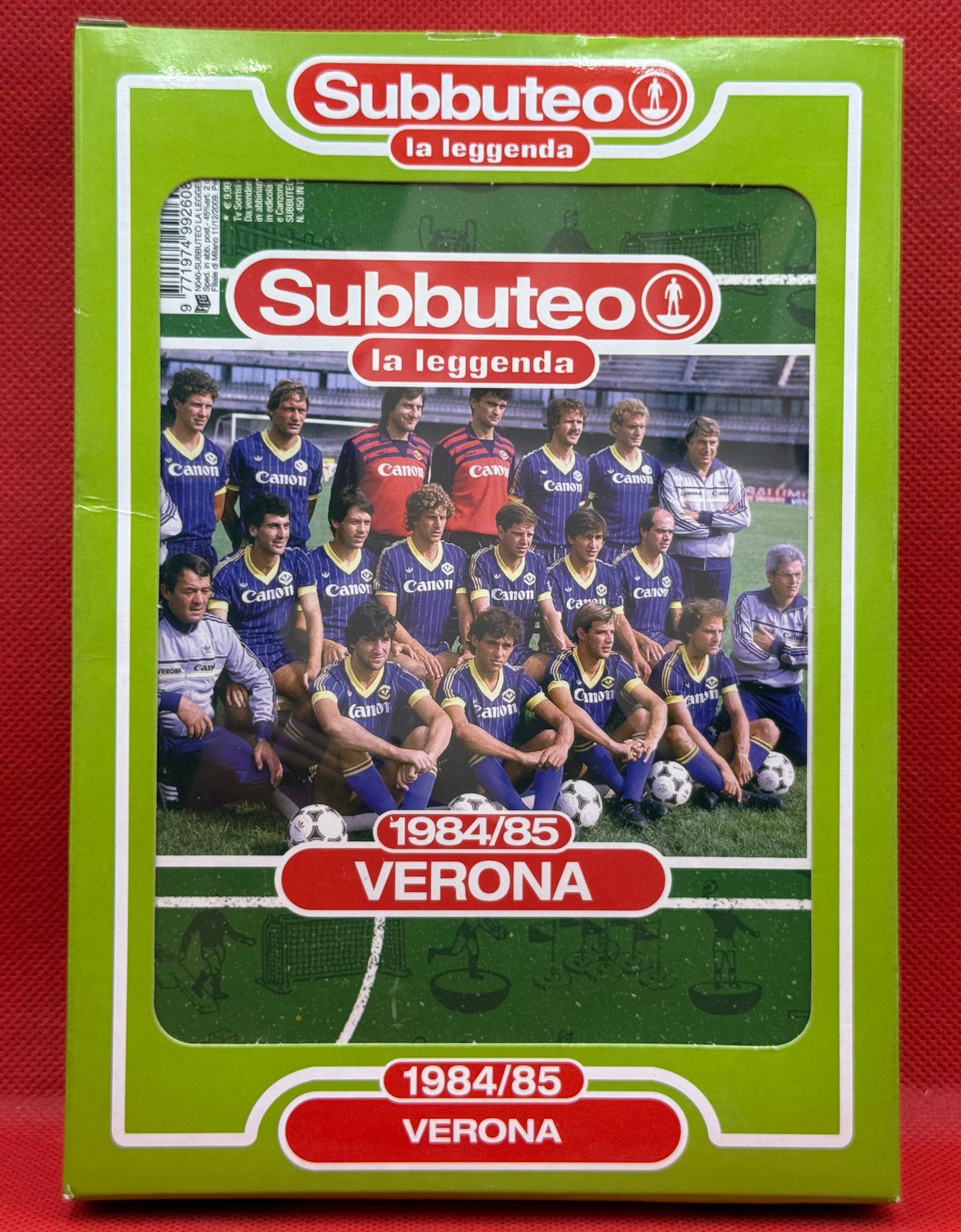 Subbuteo 'serie la leggenda Lw' Verona 1984/85 - con libretto