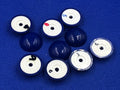 Subbuteo kit 10 basi lw originali da ripulire - Blu/Bianco