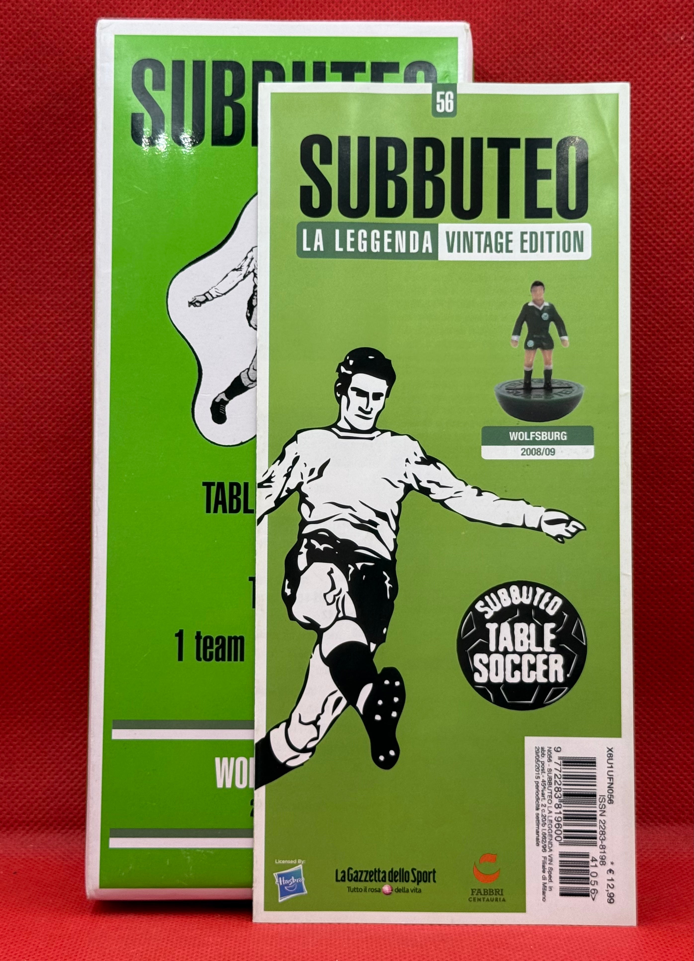 Subbuteo squadra hw vintage leggenda Wolfsburg 2008/09 - con libretto