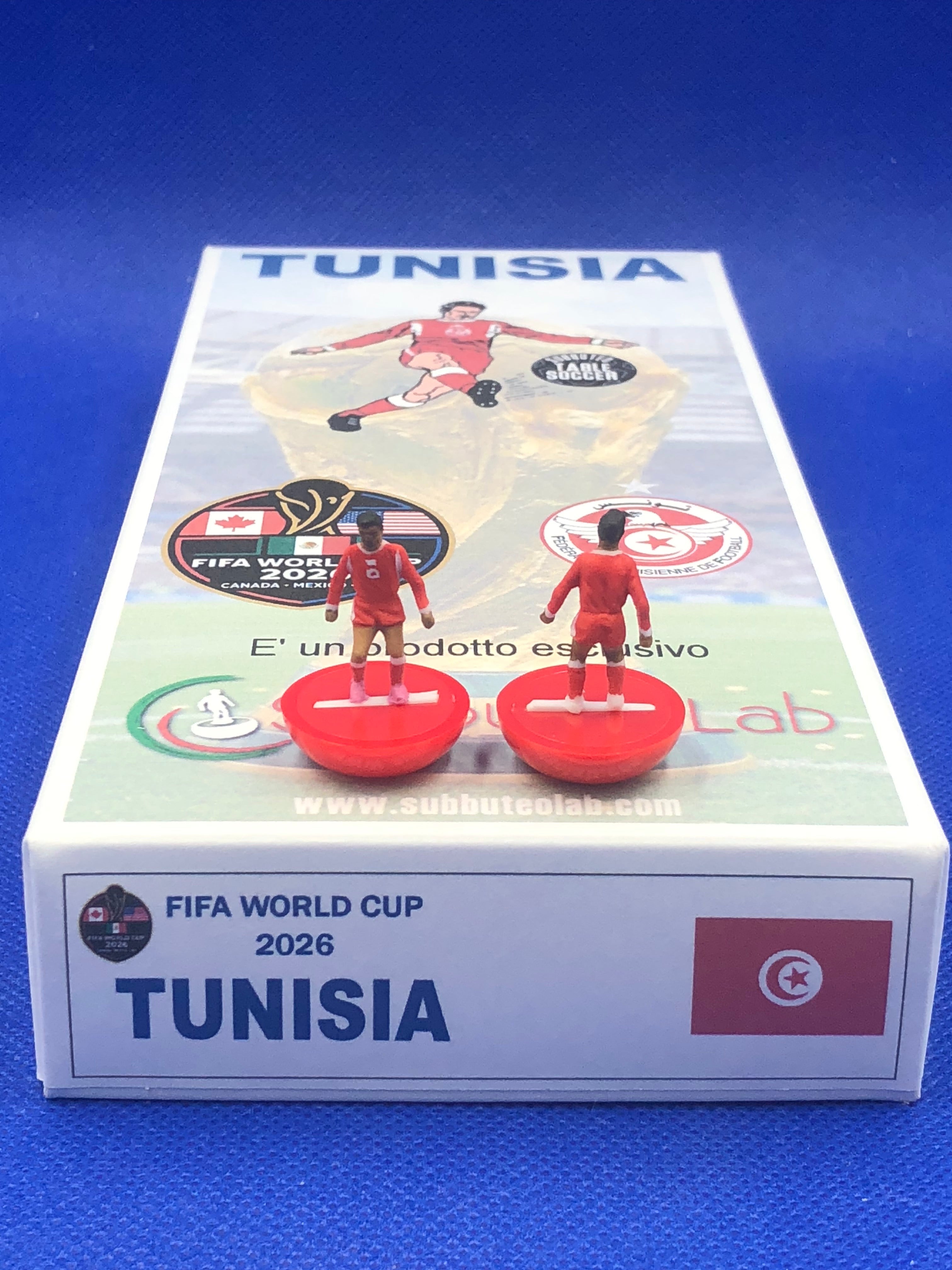 Subbuteolab collana mondiali 2026 Tunisia - dipinta a mano