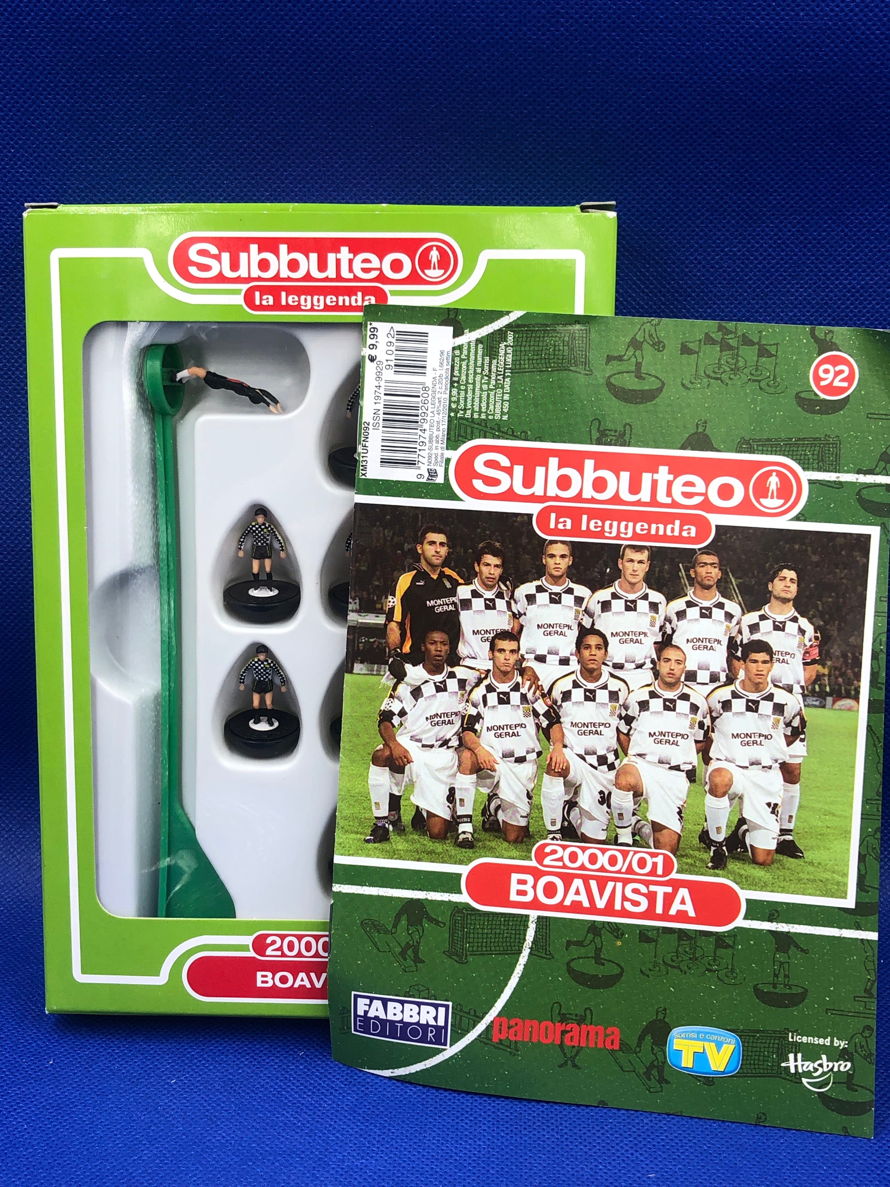 Subbuteo 'serie la leggenda lw' Boavista 2000/01 - con libretto